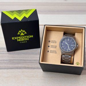 TIMEX Expedition North Field Solar 41mm Stainless Steel Bracelet Watch